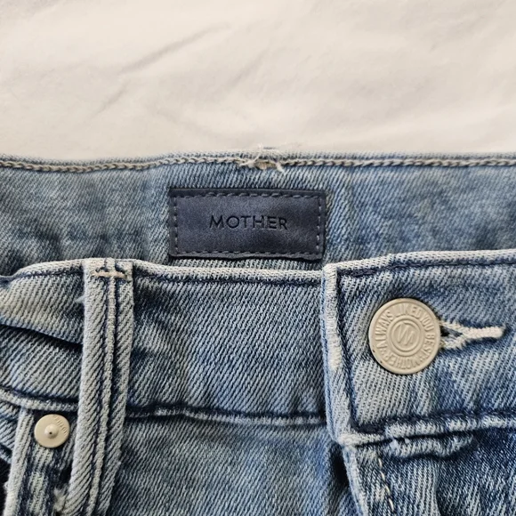 MOTHER The Insider Ankle Fray Herbal Remedy Jeans - Picture 4 of 8